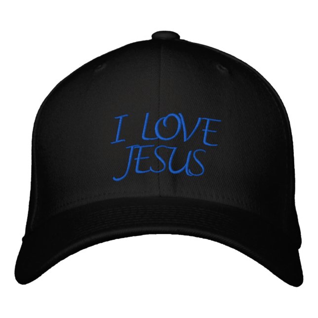 CASQUETTE BRODÉE J'AIME JÉSUS (Devant)