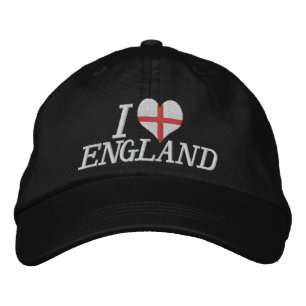 Casquette Brodée J'aime l'Angleterre