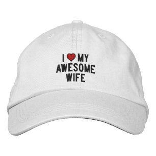 Casquette Brodée J'aime ma femme géniale