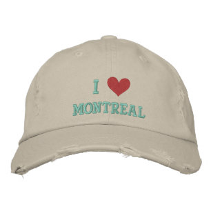 CASQUETTE BRODÉE J'AIME MONTRÉAL