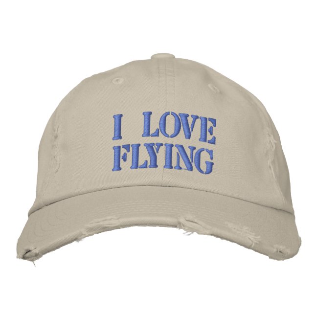 CASQUETTE BRODÉE J'AIME VOLER (Devant)