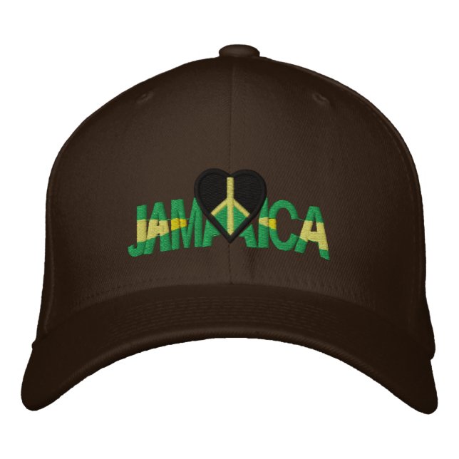 CASQUETTE BRODÉE JAMAICA LUV (Devant)
