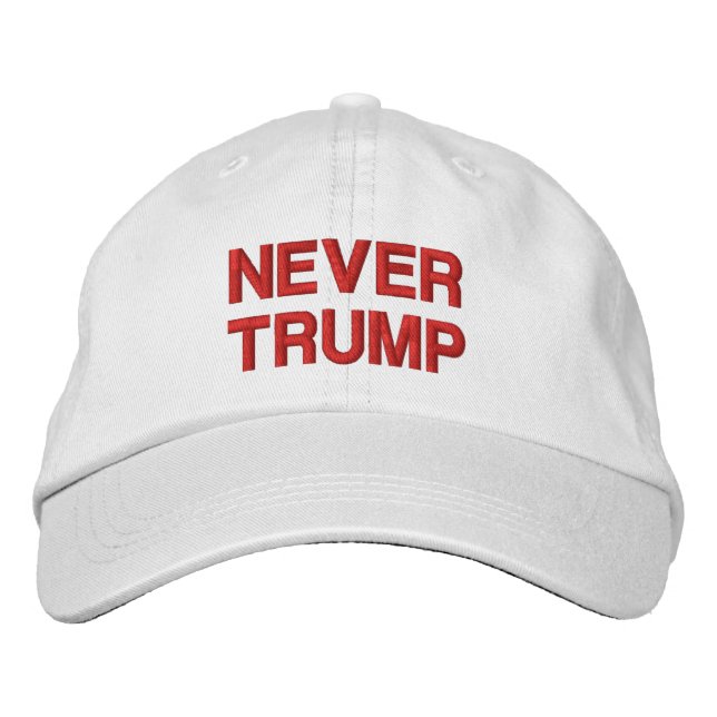 CASQUETTE BRODÉE JAMAIS TRUMP (Devant)