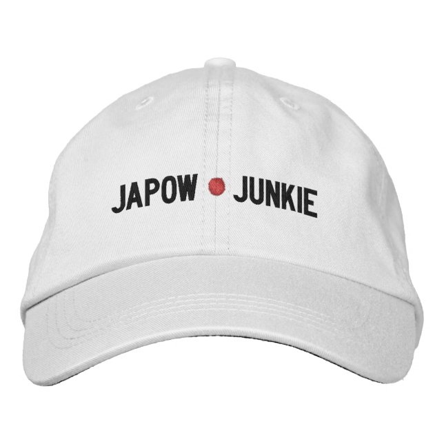 Casquette Brodée Japow Junkie  (Devant)