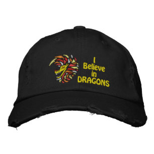 Casquette Brodée Je crois aux dragons