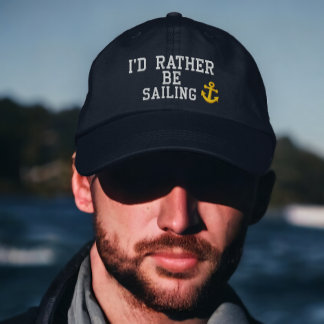 Casquette Brodée Je préférerais naviguer
