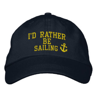 Casquette Brodée Je préférerais naviguer