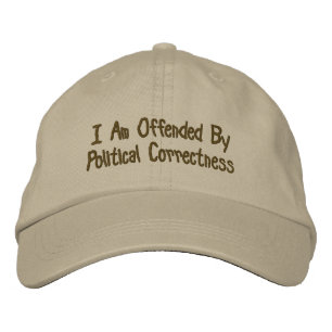 Casquette Brodée Je Suis Agressé Par La Correction Politique