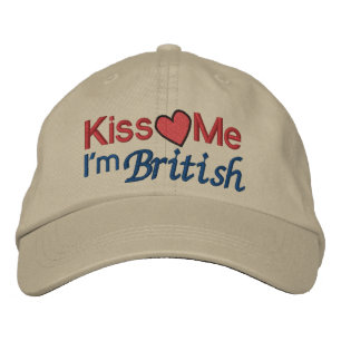 Casquette Brodée Je suis britannique par SRF