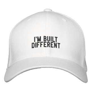 Casquette Brodée Je suis construit différemment