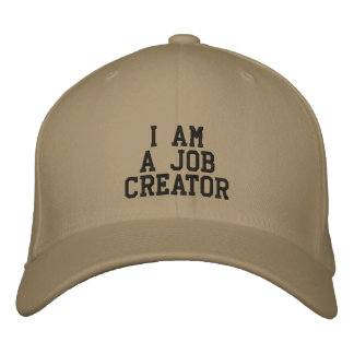 Casquette Brodée Je suis un créateur d'emploi