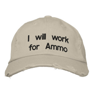 Casquette Brodée Je travaillerai pour Ammo