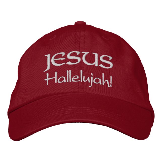 Casquette Brodée Jésus (Devant)