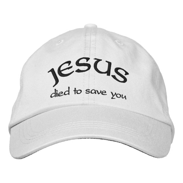 Casquette Brodée Jésus (Devant)