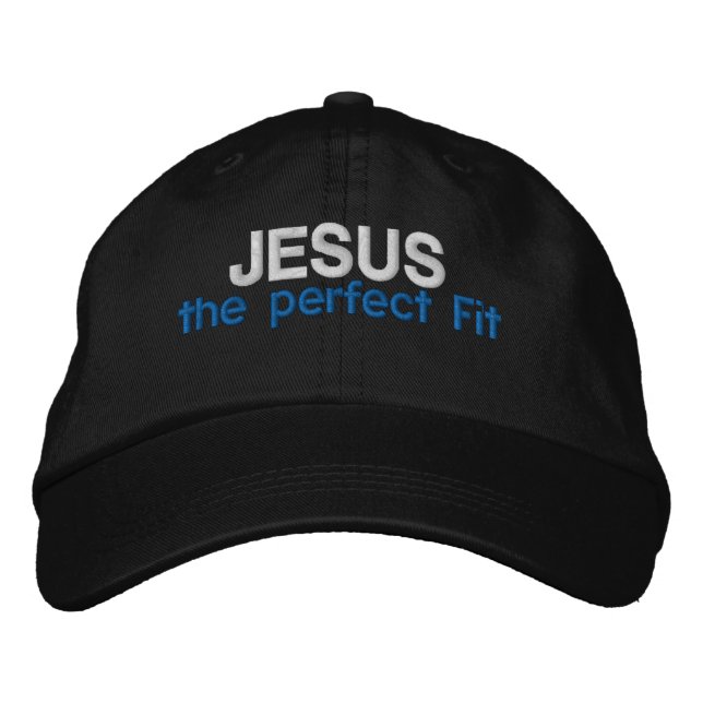 Casquette Brodée JESUS le parfait Fit Personnaliser It (Devant)