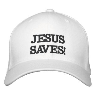Casquette Brodée Jésus Sauve !