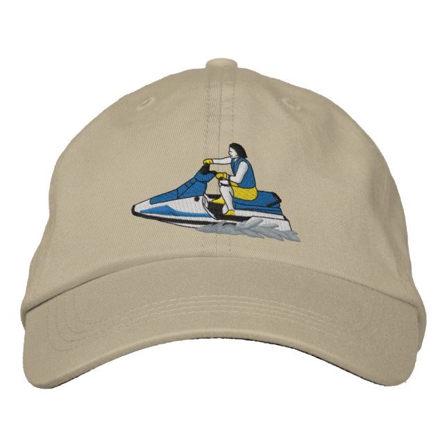 Casquette Brodée Jet Skier (assis) (Devant)
