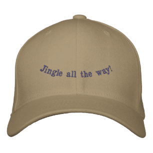 Casquette Brodée Jingle All The Way Devant - MC Dos Khaki Flexfit