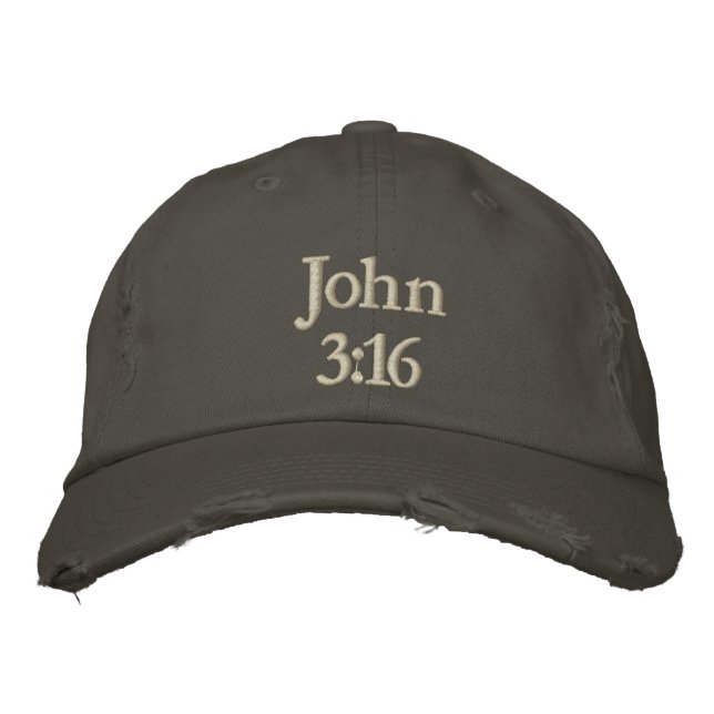 Casquette Brodée John 3:16 (Devant)