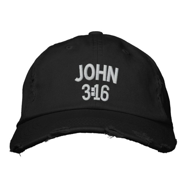 Casquette Brodée John 3:16 (Devant)