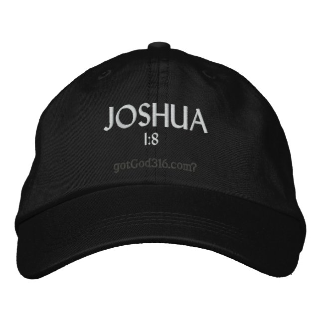 Casquette Brodée JOSHUA gotGod316.com 1:8 (Devant)