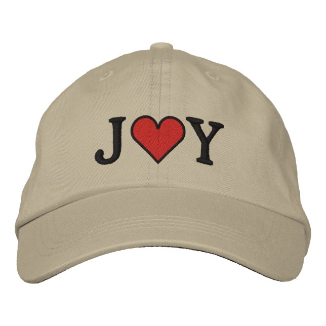 CASQUETTE BRODÉE JOY (Devant)