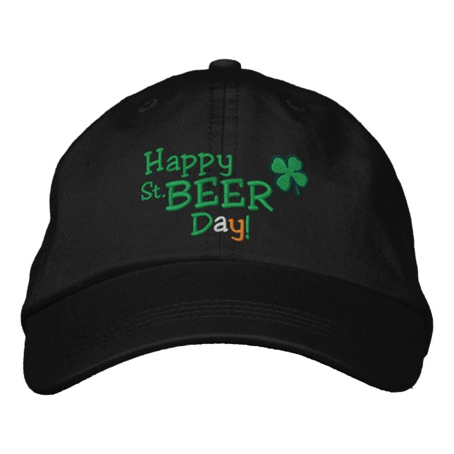 Casquette Brodée Joyeuse St. Beer Day! (Devant)