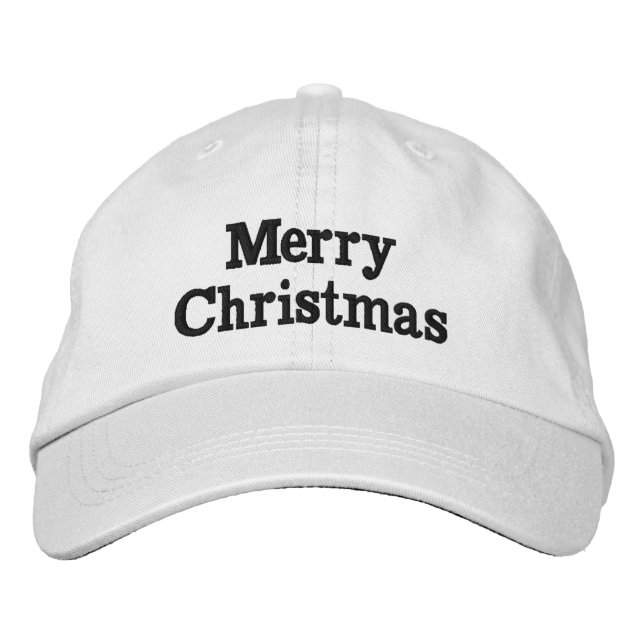 Casquette Brodée "Joyeux Noël" (Devant)