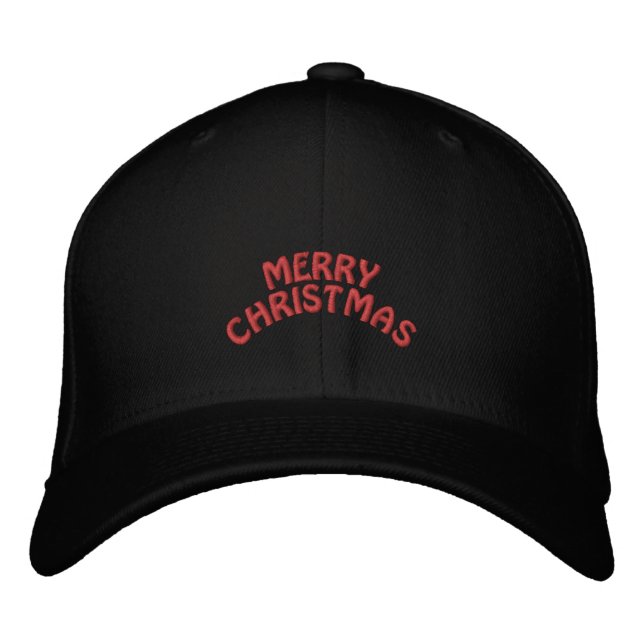 Casquette Brodée Joyeux Noël Hommes (Devant)