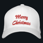 Casquette Brodée Joyeux Noël Simple Typographie Brodée<br><div class="desc">Joyeux Noël Simple Typographie Moderne Personnalisé Brodé Casquette de baseball présente le simple texte brodé moderne "Joyeux Noël". Parfait comme cadeau pour la famille et les amis pour les vacances de Noël. Créé par Evco Studio www.zazzle.com/store/evcostudio</div>
