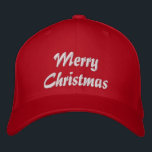 Casquette Brodée Joyeux Noël Simple Typographie Brodée<br><div class="desc">Joyeux Noël Simple Typographie Moderne Personnalisé Brodé Casquette de baseball présente le simple texte brodé moderne "Joyeux Noël". Parfait comme cadeau pour la famille et les amis pour les vacances de Noël. Créé par Evco Studio www.zazzle.com/store/evcostudio</div>