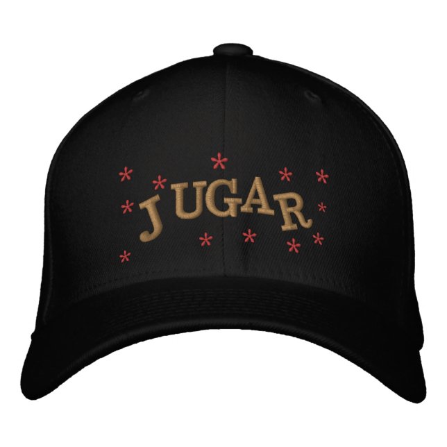 CASQUETTE BRODÉE JUGAR, JOUER (Devant)