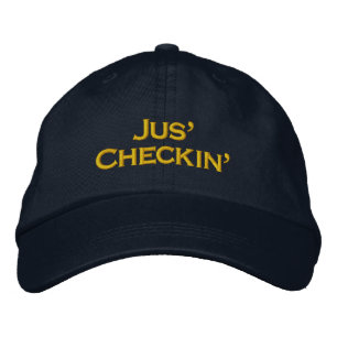 CASQUETTE BRODÉE JUS' CHECKIN' - STREET GAMER HAP