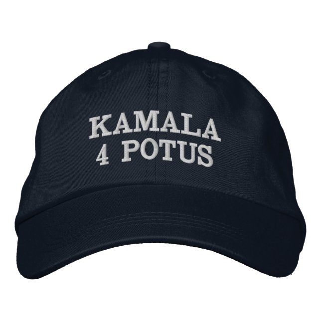 CASQUETTE BRODÉE KAMALA 4 POTUS (Devant)