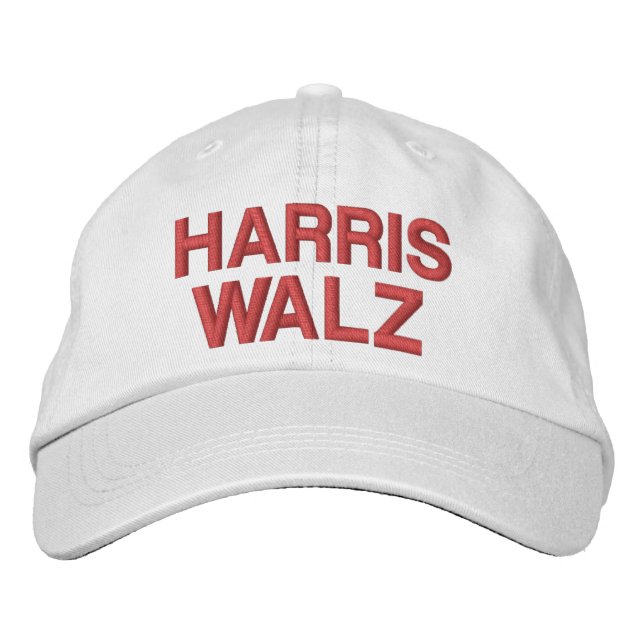 Casquette Brodée Kamala Harris Tim Walz 2024 (Devant)