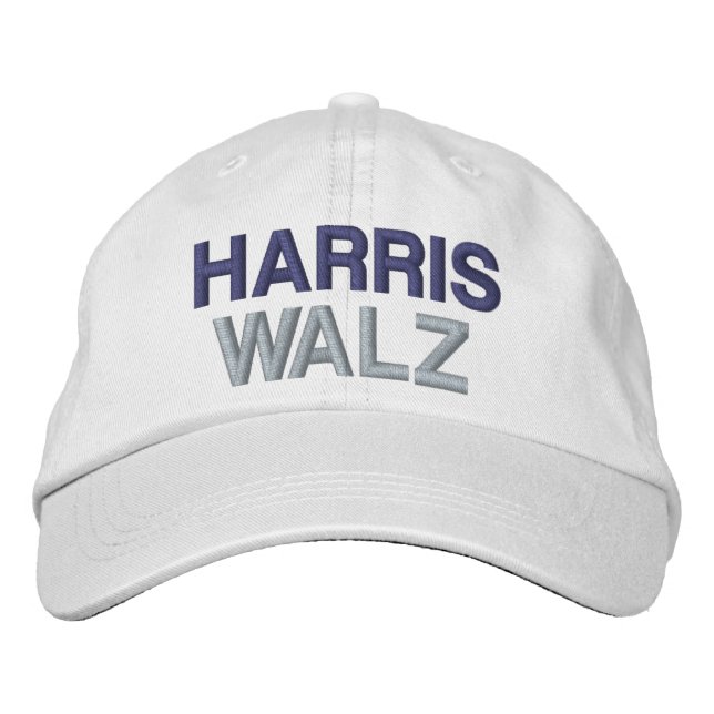 Casquette Brodée Kamala Harris Tim Walz 2024 (Devant)