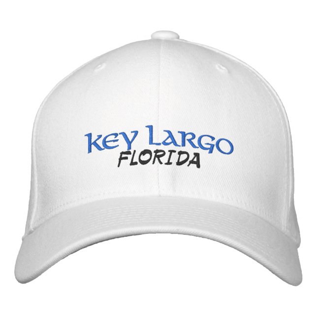 Casquette Brodée Key Largo Floride (Devant)