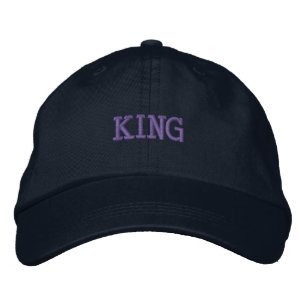 Casquette Brodée KING Chapeaux brodés élégants et uniques