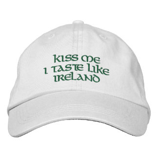 Casquette Brodée KISS ME I GOSTE COMME L'Humour IRLANDAIS