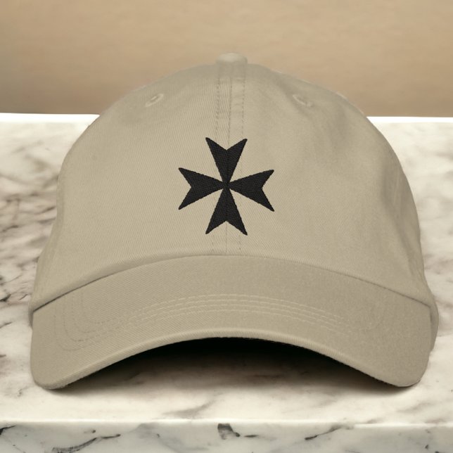 Casquette Brodée Knights Hospitalier Maltese Cross (Créateur téléchargé)