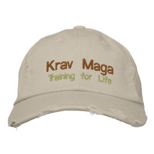 Casquette Brodée Krav Maga, entraînement pour la vie