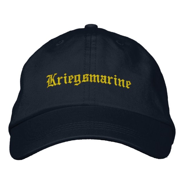 Casquette Brodée Kriegsmarine (Devant)