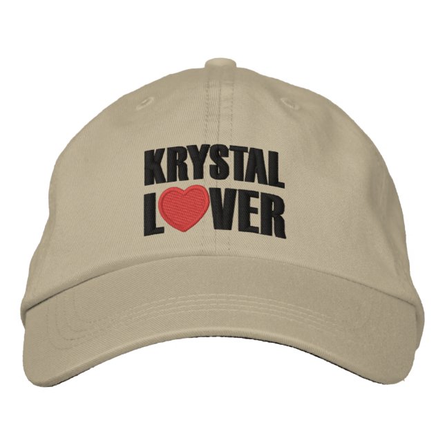 Casquette Brodée Krystal Lover (Devant)