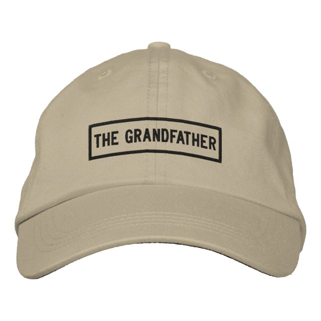 Casquette Brodée La Broderie du grand-père (Devant)