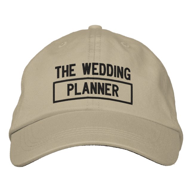 Casquette Brodée La Broderie Wedding planner (Devant)