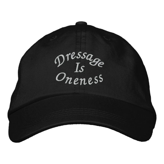 Casquette Brodée La Dressage Est Une Seule (Devant)