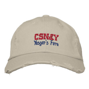 Casquette Brodée La ferme de CSN&Y Yasgur