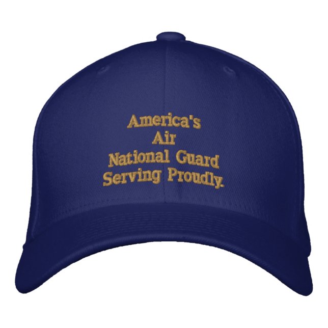 Casquette Brodée La Garde nationale aérienne américaine. (Devant)