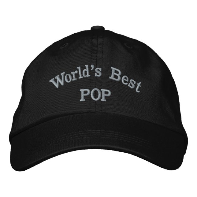 Casquette Brodée La meilleure pop du monde (Devant)