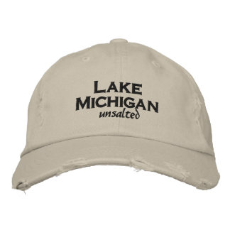 Casquette Brodée LAC MICHIGAN - non salé